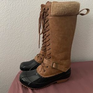 COPY - Knee high duck boots